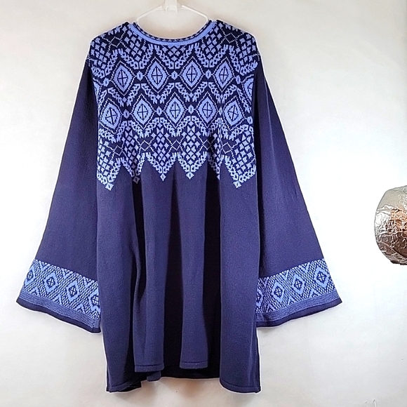 ROAMAN'S Plus Size V-Neckline Tunic Sweater Size 4X 34/36 - Picture 8 of 8